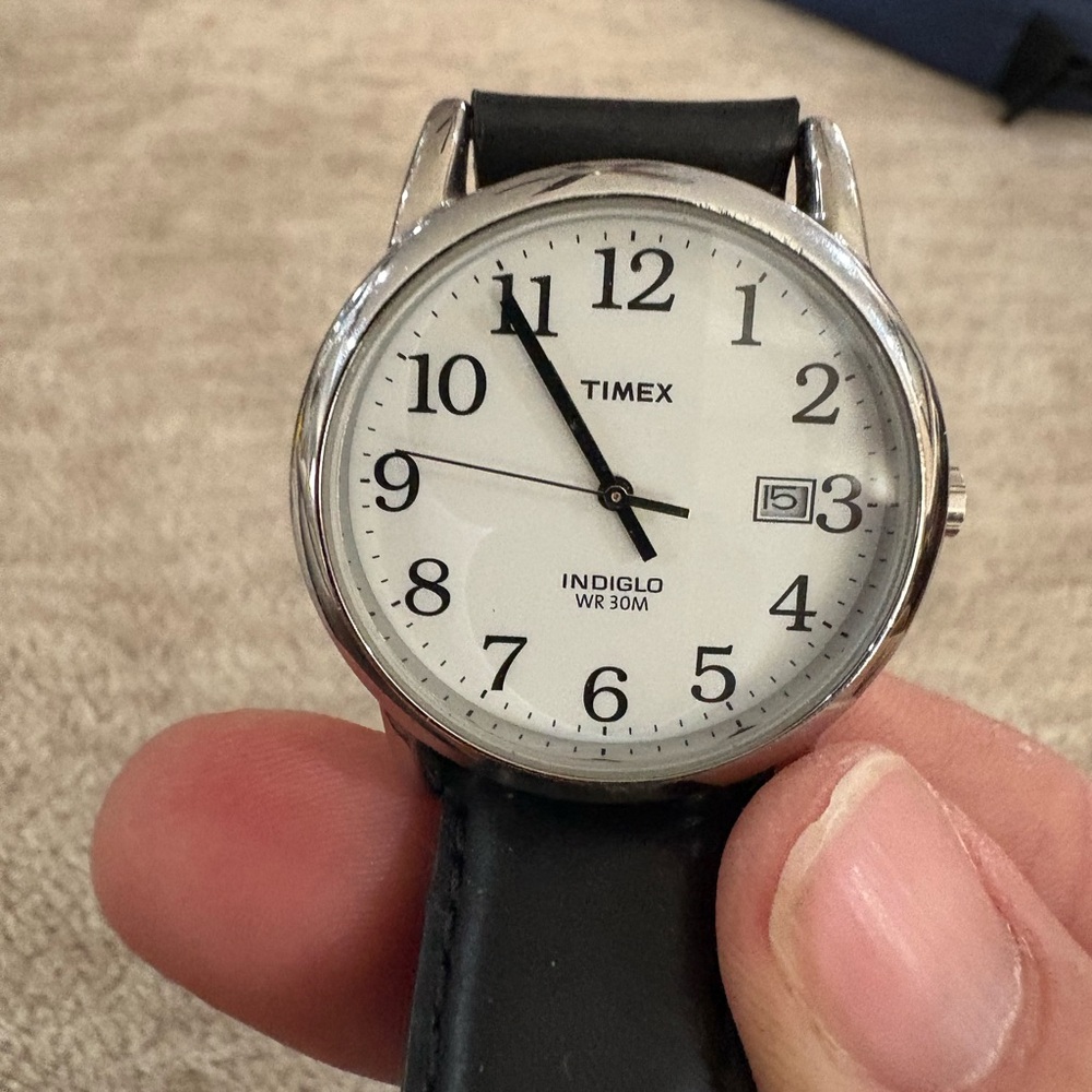 Timex Classic Silver and Black Timepiece